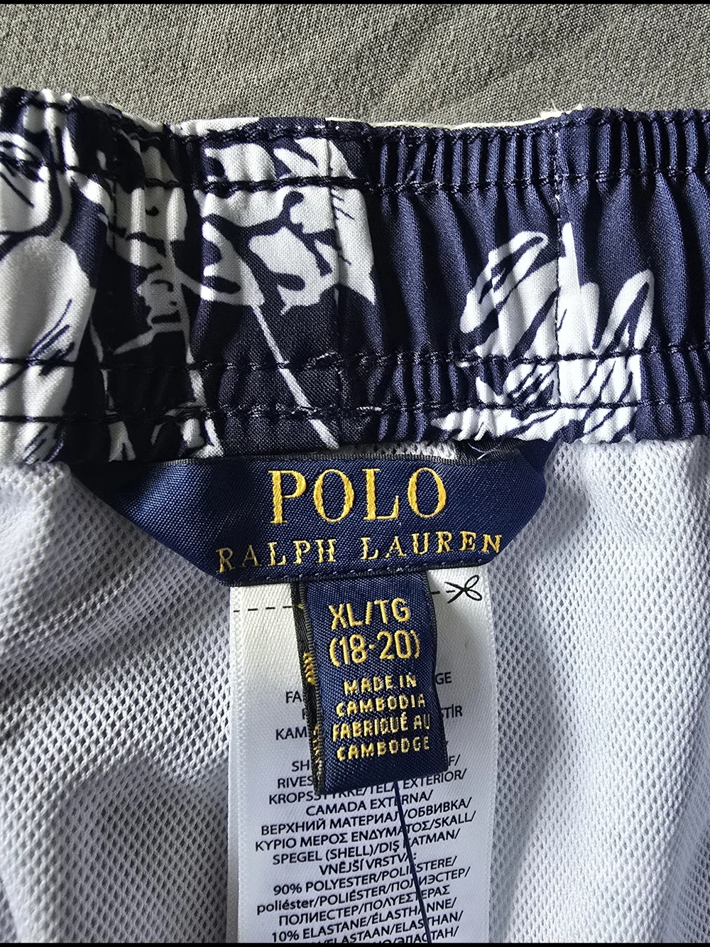 Polo Ralph Lauren navy swim